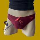 Speedo Mens Burgundy Red Solar Swim Brief Swimwear Size 36 38