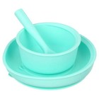 Munchkin   C est Silicone     Infant Self Feeding Set  Mint  Unisex