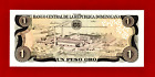 1 Peso Oro 1988 Dominican Republic Unc Note  p-126c  - Sign  Salad  n   Vilanueva