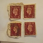 29 Great Britain Edward Viii george Vi Used Stamp Lot 1 2d   1 1 2d Wavy
