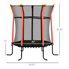 Trampoline For Kids With Net For Indoor outdoor Use  Red