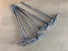 Ludwig Lot Of 6x Faucet Head Bass Drum Tension T-rod Parts 60s Vtg Chrome 6-inch