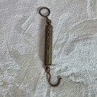 Vintage Chatillon Ny Model Inst-t 6 Brass Hanging  Hand Held Spring Scale 6lb 3k