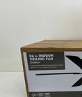 Colton 52 In  Indoor Flat Bronze Low Profile Ceiling Fan With Light Kit New