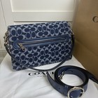 Coach Chain Tabby Shoulder Bag Signature Denim Can15 New
