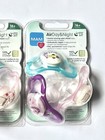Mam Orthodontic Pacifier Air Day   Night 6 Pack 6-16 Months Glow In Dark