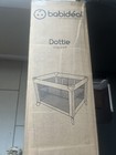 Unisex Baby Play Yard Playpen Fence Bassinet Folding Rolling W  Wheels Portable
