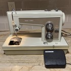 Vtg 70s Sears Kenmore 158 13201 Sewing Machine W  Foot Pedal Made In Japan Works