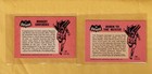 1966 A   Bc Batman Black Bat 2 Card Lot  4 Midnight Conference  20 Robin Rescue