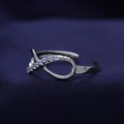 10k White Gold Over Diamond Accent Adjustable Infinity Toe Rings For Women s 2pc