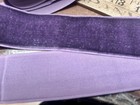 Vintage Velvet Rayon 1 5  Ribbon 42 5 pc China Purple Made In France