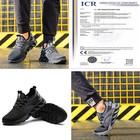 Suadeex Steel Toe Shoes For Men Women Indestructible Safety Work Tennis Sneakers