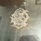 Viners Large Decorative   Alpha Plate Serving Tray Unknown Initials