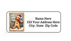 30 Hello Winter Gingerbread Personalized Return Address Labels 1 In X 2 625 In