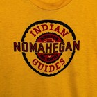 Champion Running Man Ymca Indian Guides Cranford Nj Vtg 60s Youth Shirt 10