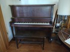 Antique 1927 Roaring 20 s Hamilton Upright Grand Piano W  Bench 54  Working