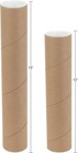 Mt Products Kraft Mailing   Shipping Tubes With End Caps 2 X 12 - Pack Of 10