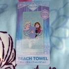 Disney Frozen Elsa Anna Novelty Beach Towel  2  28x58 100  Cotton Machine Wash