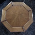 Vintage Mcm Lane Octagonal Walnut Coffee Table 1970s 
