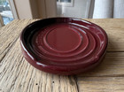 Le Creuset Stoneware Oval Spoon Rest Garnet Rhone New
