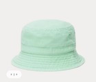 New Polo Ralph Lauren Bear Cotton Twill Bucket Hat Baby 12m-24m
