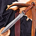 Custom Handmade Forged Damascus Steel Gladiator Gladius Sword Leather Sheath 735