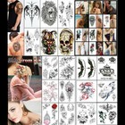 Temporary Tattoo Stickers Waterproof Arm Leg Body Art Fake Colorful Tattoos Us