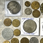 Token Lot-assorted Vintage Mixed Coins   Medals   Nice Collection 
