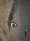 Edge By Wd Ny Mens Blazer Suit Jacket Brown Tweed Slim Fit One Button Sz L New