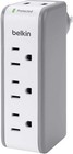 Belkin Surgeplus Usb Swivel Charger  3 Ac Outlets 2 Usb Ports  918 J  White