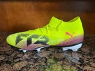 New  Womens Puma Future 8 Match Fg ag Soccer Cleats Yellow black sun Struck