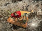 Vintage Wisconsin Bon-net 6 Hook Minnow Fishing Lure Antique Tackle Box Bait E  