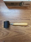 Vintage Brayer Speedball Roller No  4170 Soft Rubber Wood Handle 1-1 2 