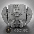 Battlestar Galactica Cylon Raider   Colonial Shuttle 6in 3d Printed Model Set