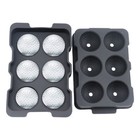 Large Round Silicone Ice Cube Ball Maker Tray Sphere Molds Bar Whiskey Cocktails
