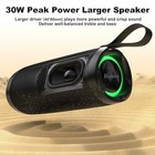  Portable Bluetooth Speaker  Ipx6 Waterproof Speaker With Punchy Bass  Black