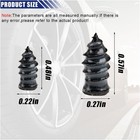 Share 60 Pcs Tire Repair Rubber Nail Screw Tire Plugs Quick Puncture For Car Tru