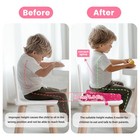 Toddler Booster Seat For Dining Table 12 6x12 6x3 94 Inch  Pink Unicorn