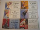 20-vtg 1940s-50s Advertising Ink Blotter Lot pinup Girls  Earl Moran  Lot Z-2