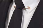 Collar Pins For Men Safety Pin Style Tie Bar For Wedding Business 3 Pcs