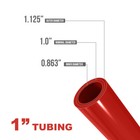 1 in X 300 ft Red Pex A Expansion Oxygen Barrier Tubing Radiant Floor Heating