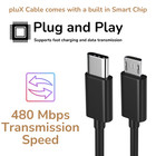Usb Type C To Micro 5v 2 4a Data   Sync Transfer Otg Charging Cable - Black Lot