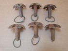 6 Vintage Herters  Duck   Goose Decoy Cast Iron Weights