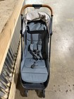 Uppababy Minu V3 Travel Stroller  Dillan Stone Blue carbon Frame sand Leather