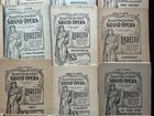 Large Collection Of 40 Antique Early 1900s Metropolitan Opera House Librettos