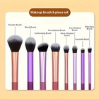 8pcs Makeup Brush Kit Soft Synthetic Hair Make Up Brushes Foundation Blush Eyesh