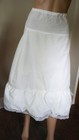Lot Of Vintage Half Slips Crinoline Petticoat   Sheer Lace With Bustle   Bias