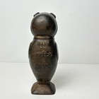Vtg Cast Iron Bank Of Republic Pig Iron Banker Coin Bank Novelty Anthropomorphic