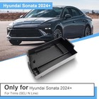 2024 2025 2026 Sonata Center Console Organizer For Hyundai Black