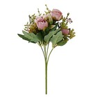 Dusty Rose 4 Bouquets 12  Silk Mini Ranunculus Artificial Flowers Decorations